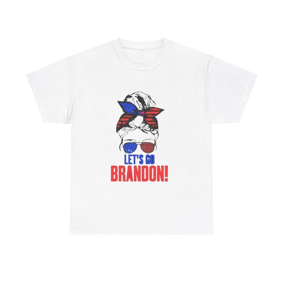 Woman's Fun Lets Go Brandon T Shirt - Picture 3 of 3